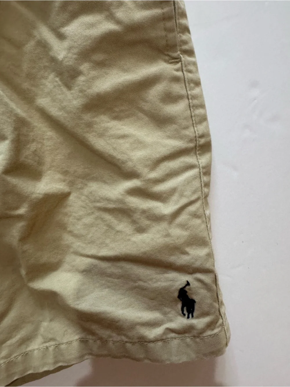 Ralph Lauren Tan Elastic-Waist Kids Shorts